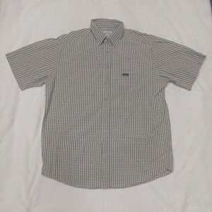 Carhartt Men's Short Sleeve Plaid Button Down Shirt Size L Large  Reg S91-MOS